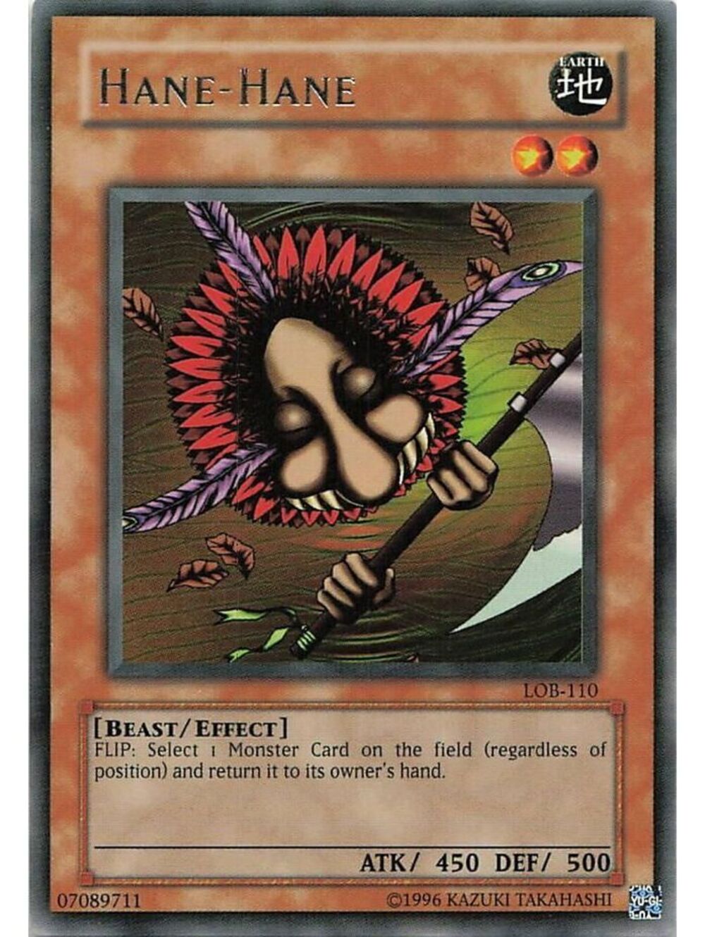 Yu-Gi-Oh! TCG 2023 Hane-Hane NM LOB-EN